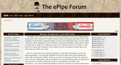 Desktop Screenshot of epipeforum.org